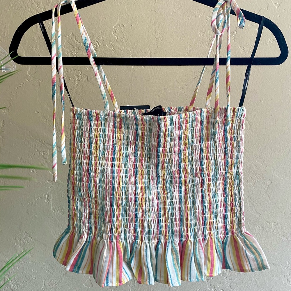 Cute Ruffled Crop Top